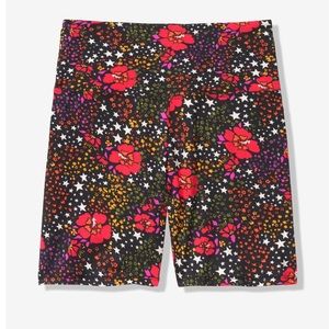 Brand new pink high waisted bike shorts size large